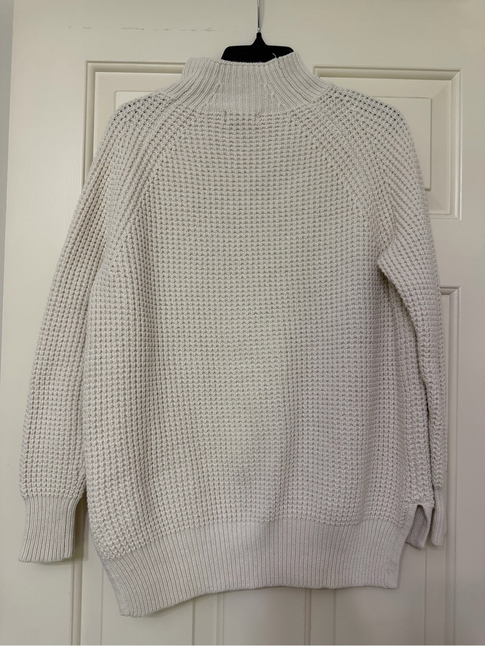 BDG Cream Waffle-Knit Sweater - Picture 2 of 4